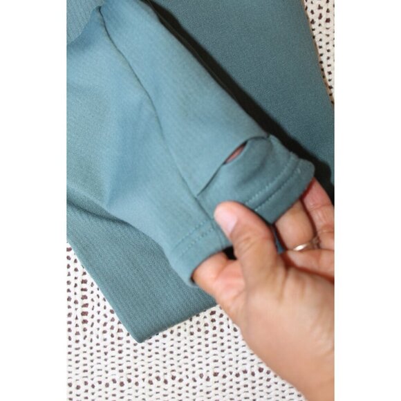 SIMMS Women's Heavyweight Baselayer Hooded Size LG Avalon Teal comfortable - Picture 6 of 11